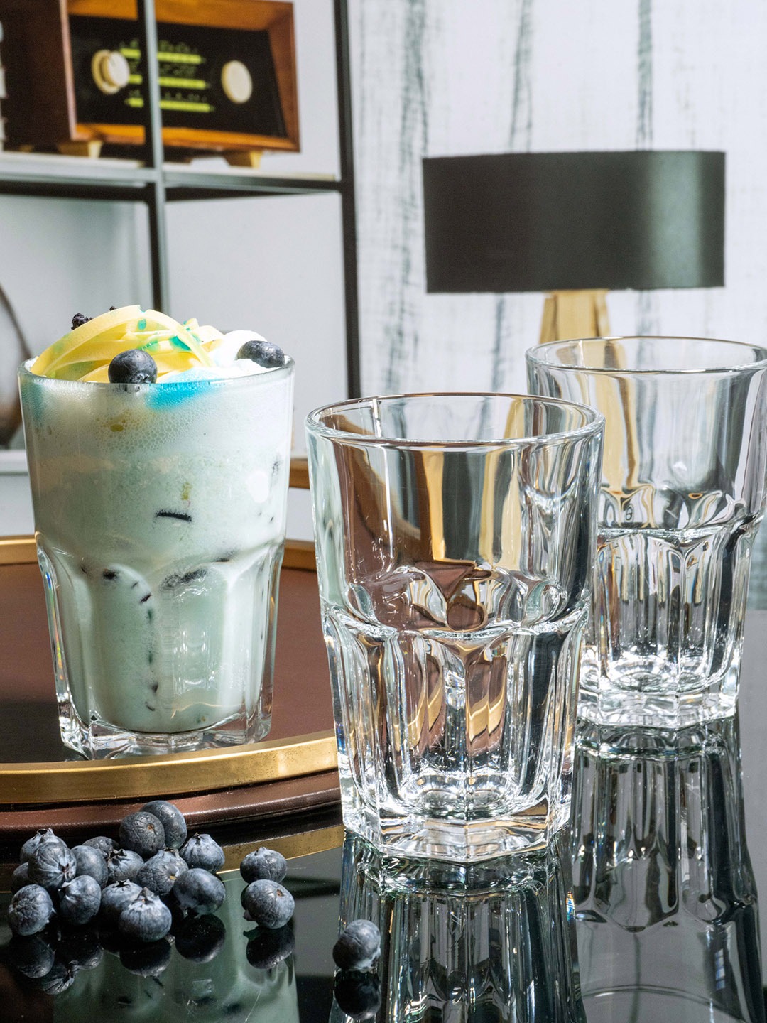 Transparent Water Glass Tumbler, Set of 6