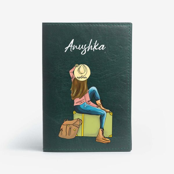 Vegan Leather, Personalised Passport Cover (Colors Available)