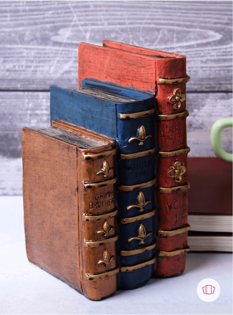Vintage Book Decor Piece (Multi-Color)