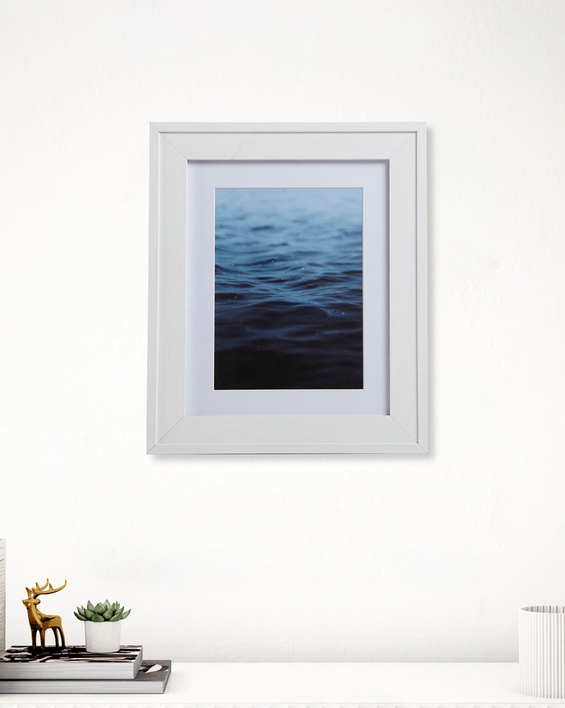 White Wall or Table Photo Frame