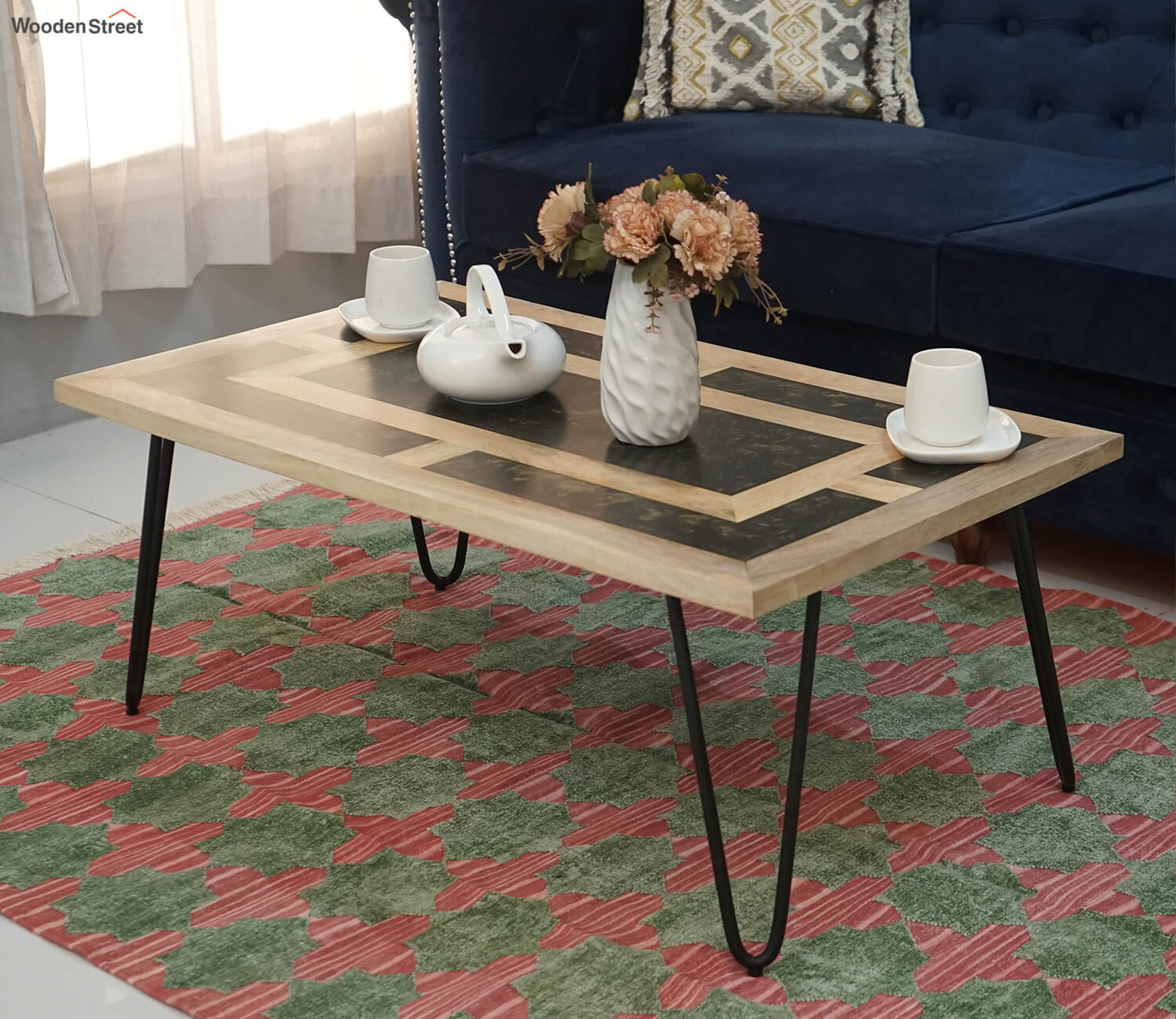 Wood Center Table, Elvina