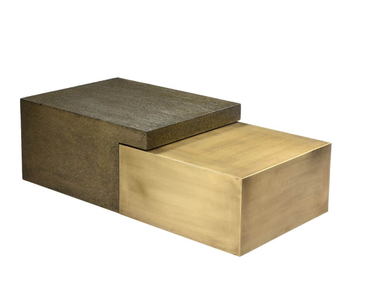 Wood & Iron, Nested Coffee Table (Set of 2)