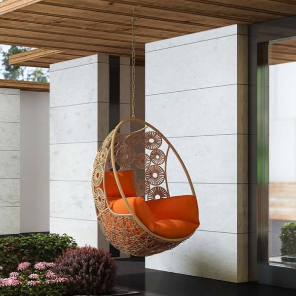 Wood Single-Seater Hanging Swing, Dreamline