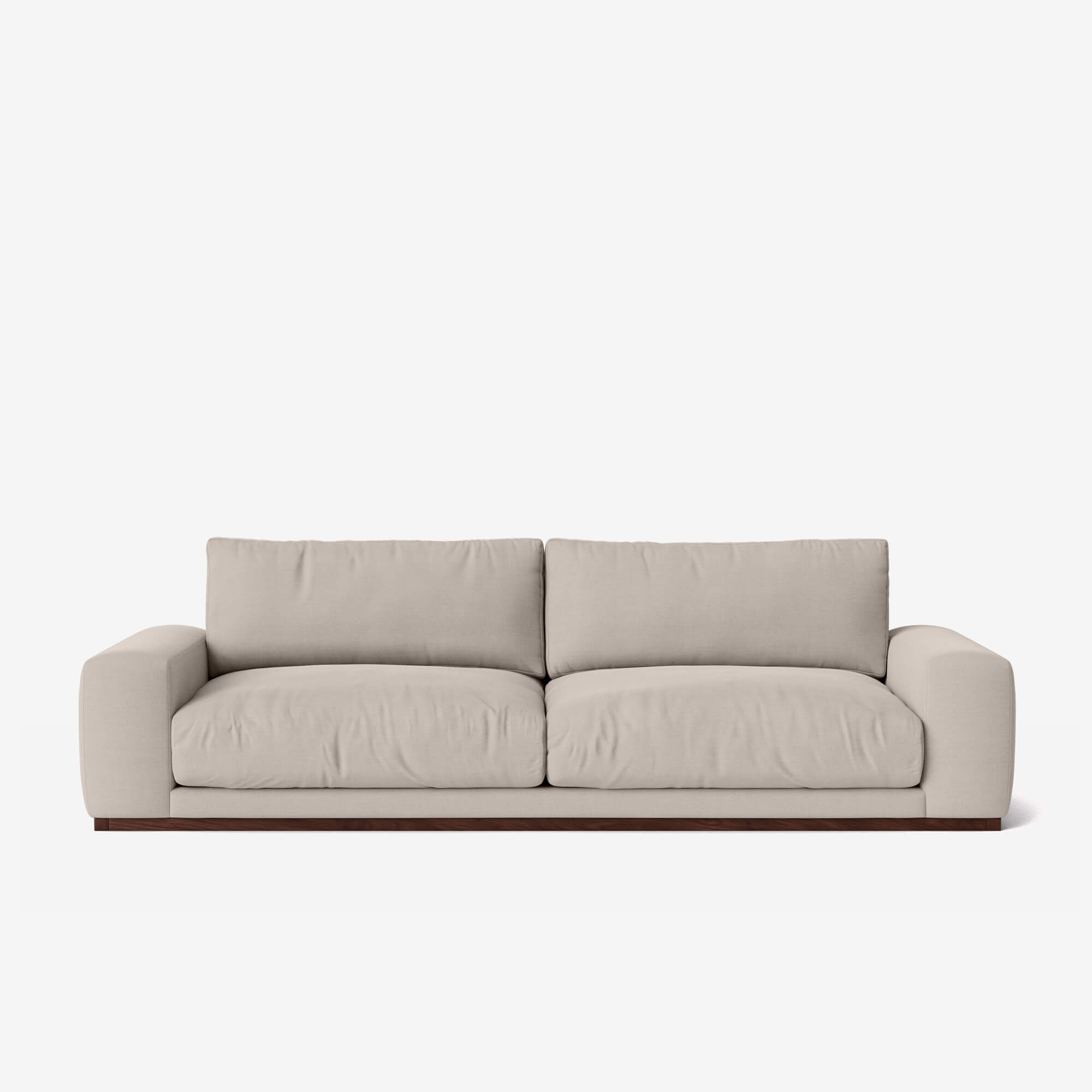 Wood and Cotton Blend Fabric 5-Seater Sofa, Derek (Upholstery Options Available)