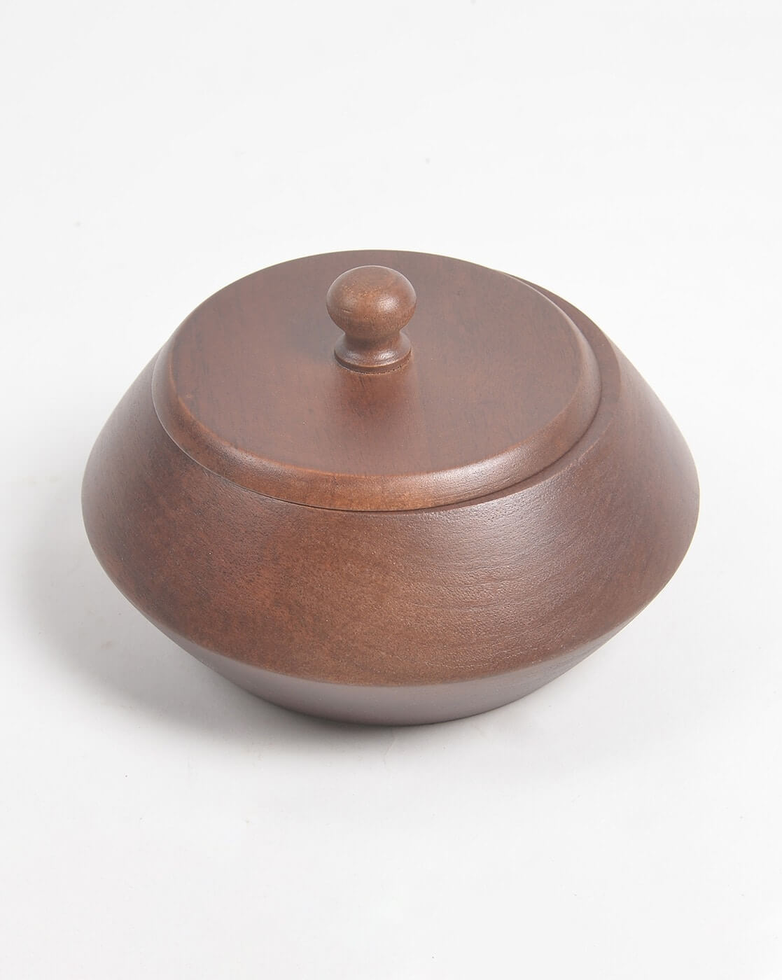 Wooden Serving Bowl with Lid
