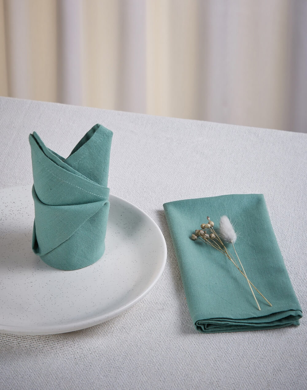 Woven Cotton Napkins Set of 6, Antara