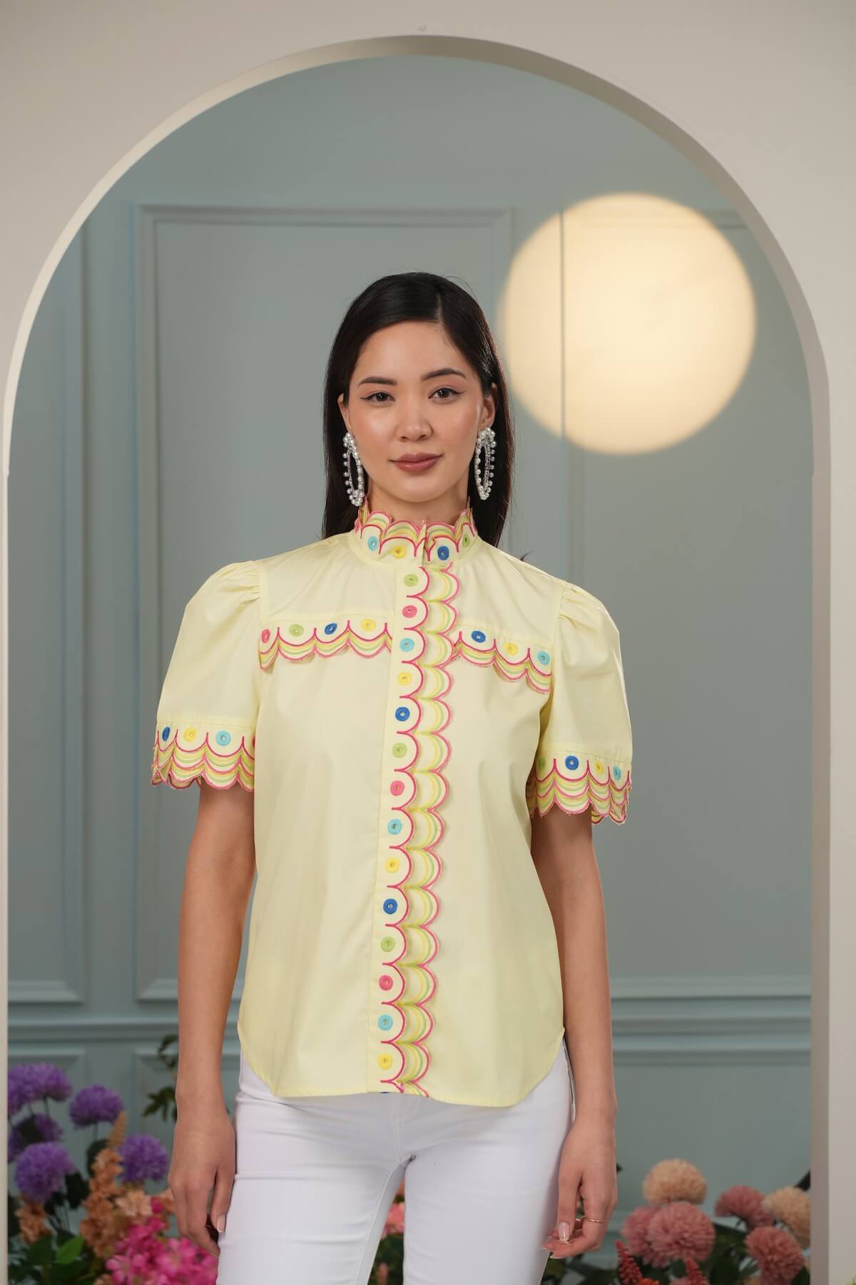 Dilly Dally Top- Yellow