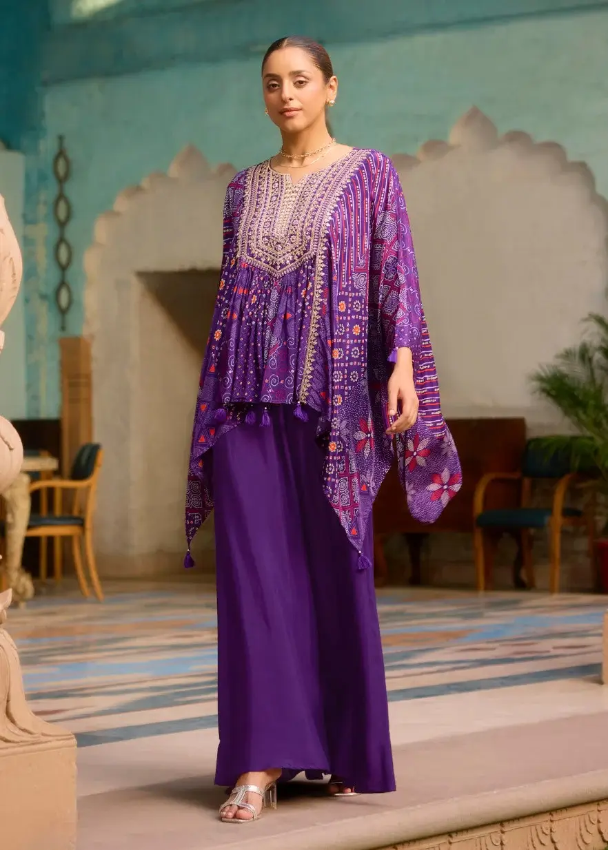 Aster Imperial Full Work Kaftan Pant Set