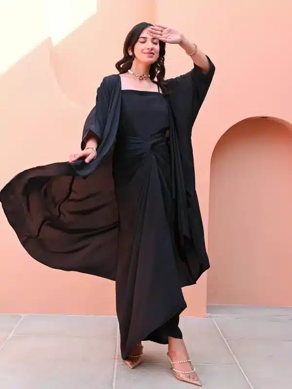 Black Top, Skirt & Cape