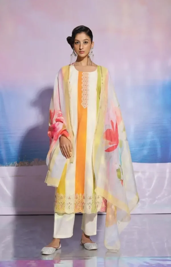 Jaideep Vibrant Cotton Linen Suit Set
