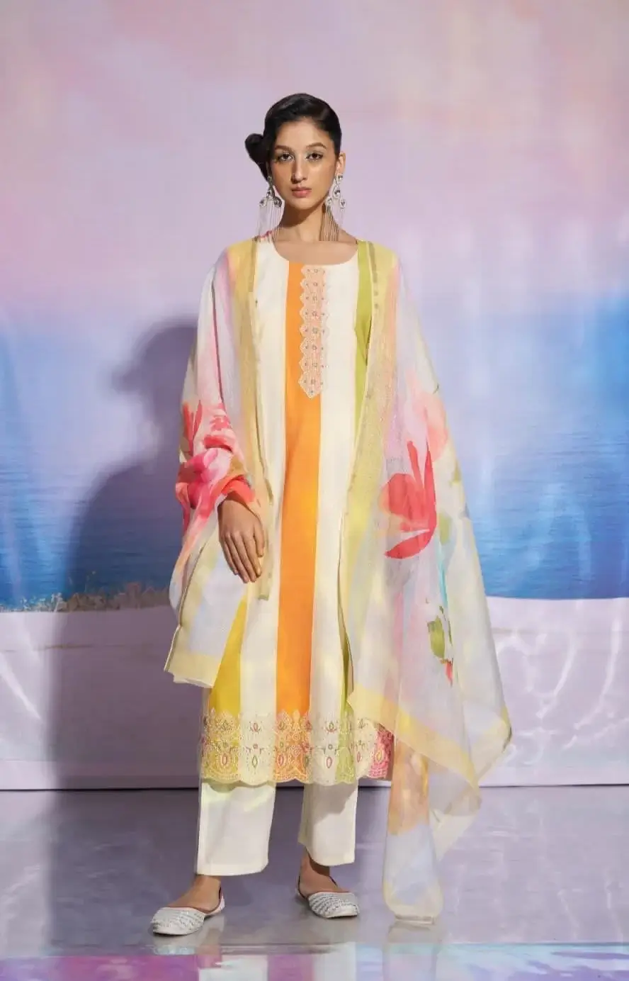 Jaideep Vibrant Cotton Linen Suit Set