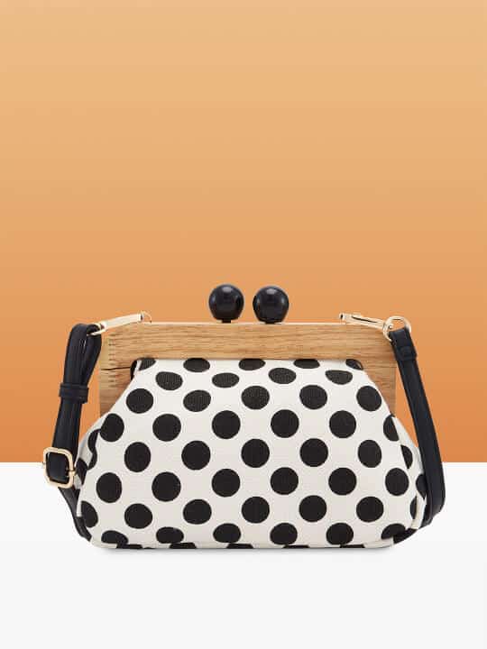 Mindy Women Black Small Clutch by Caprese
