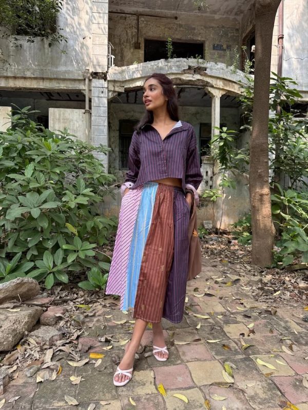 Mix Striped skirt