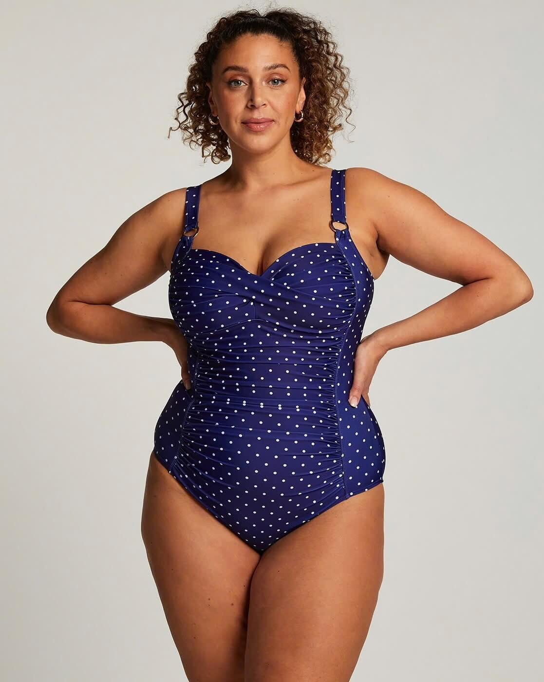 Polka-Dot Print Swimsuit by Hunkemoller
