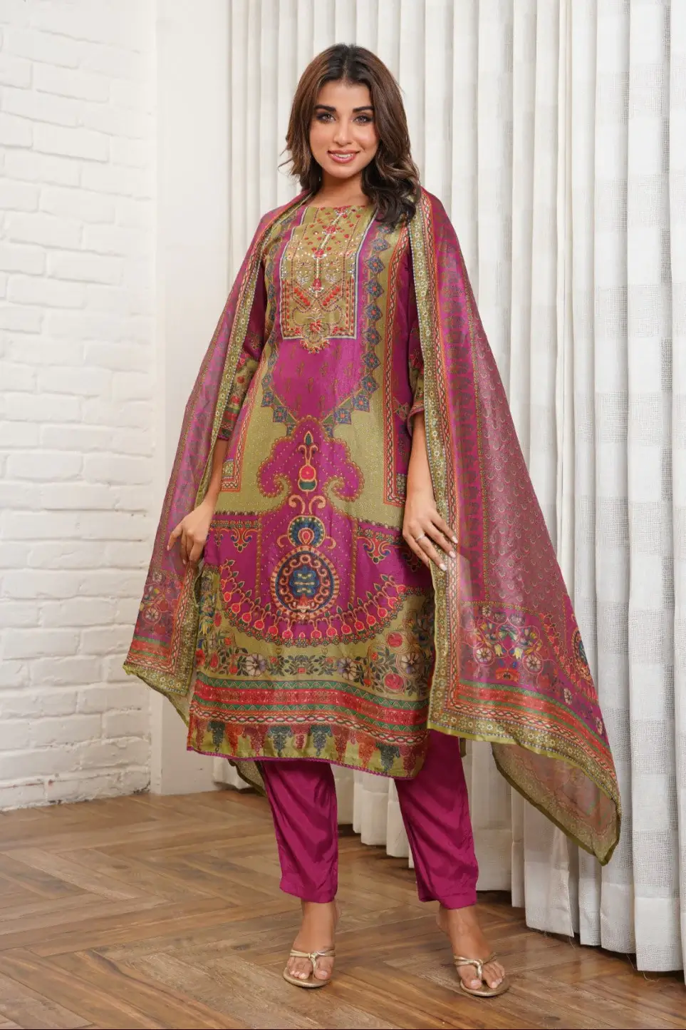 Rabha Cameo Suit Set