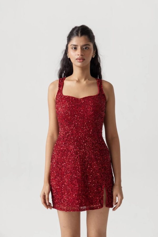 Naina Mini Dress Red