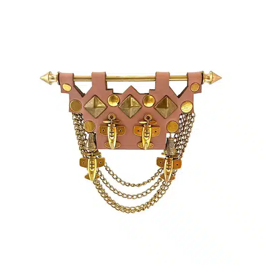 Crystal Encrusted Royal Brooch