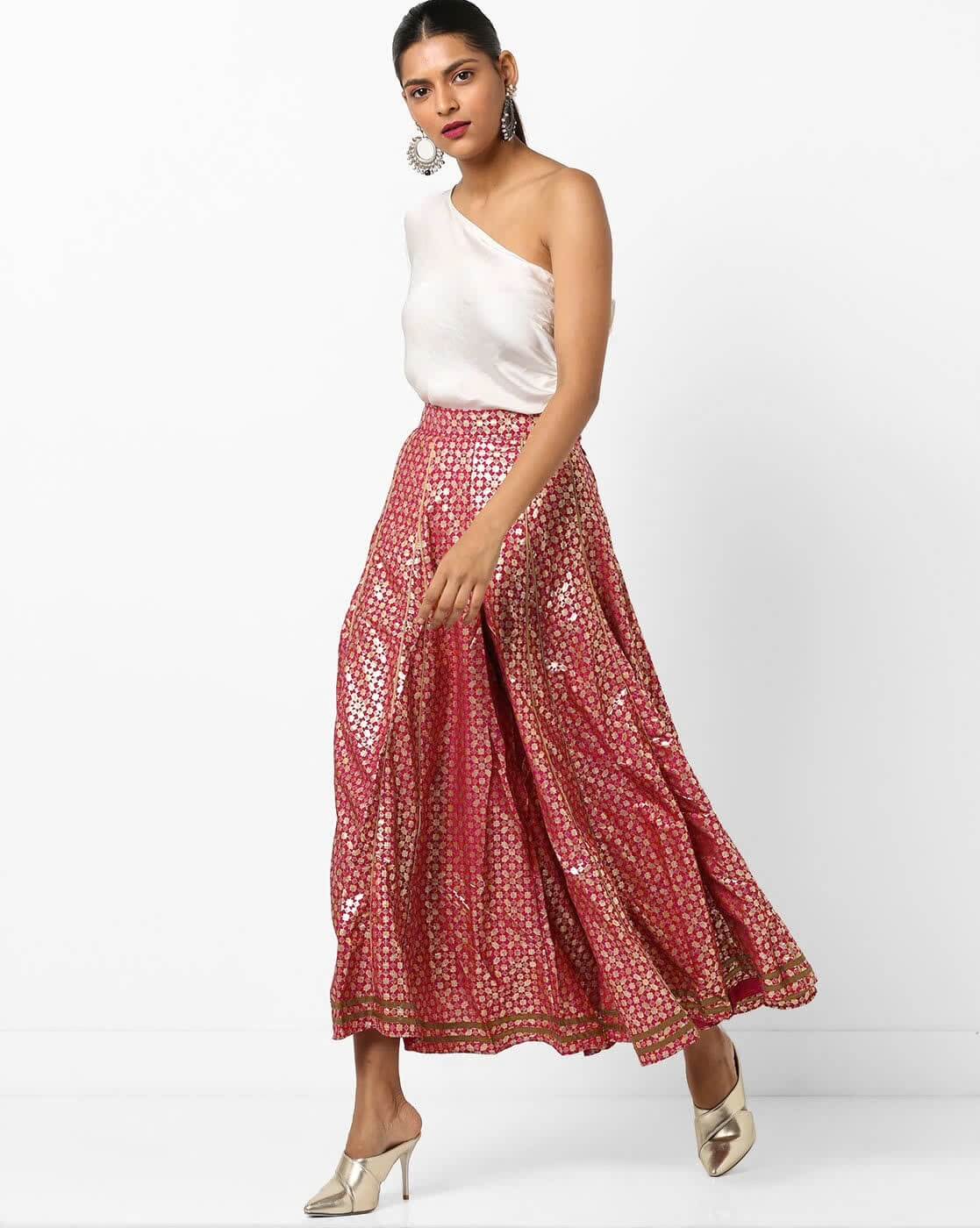 Printed Sharara Pants by W