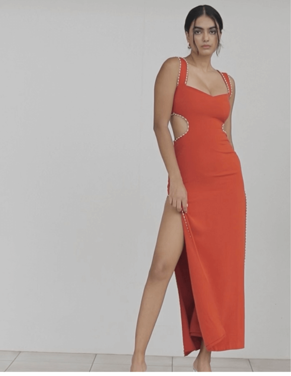 Beaded Sunset Dress