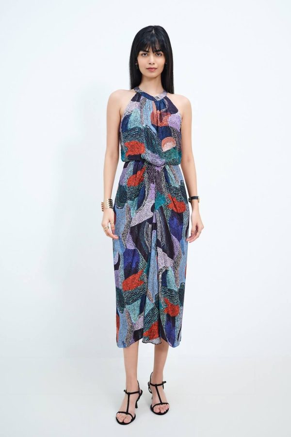 Blue Carnival Modal Dress