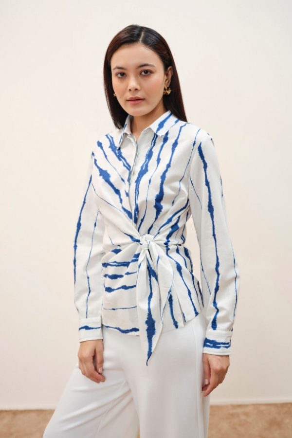 Abstract Tie-Dye Printed Shirt