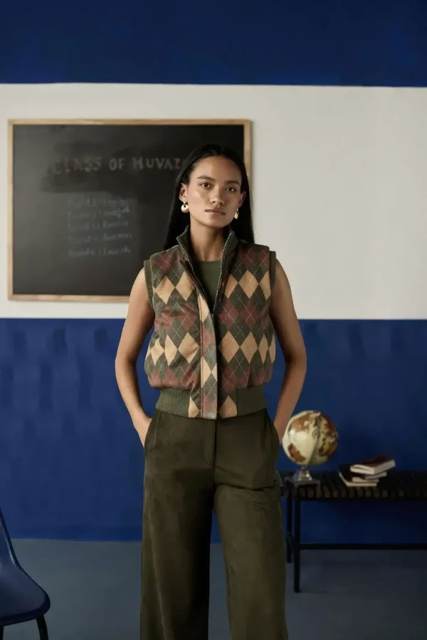 Argyle Bomber Jacket