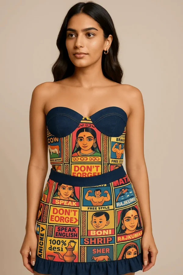 INDIE POP BUSTIER SET