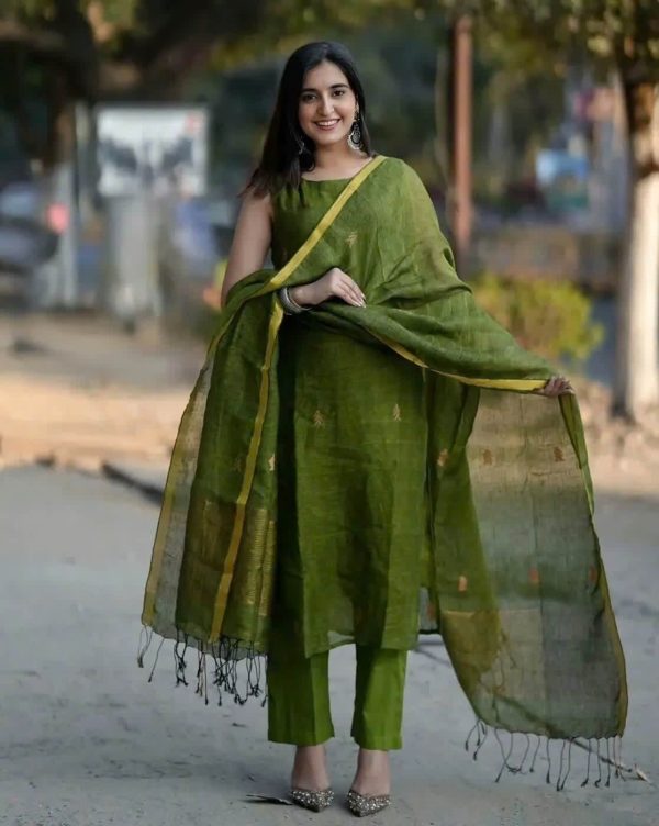 Ikat Straight Kurta Set StyleElite