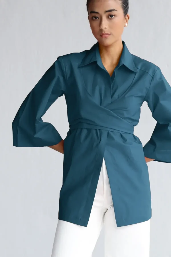 Melanie Wrap Shirt