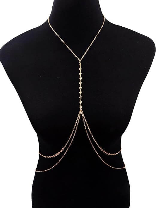 Yellow Chimes Body Chain